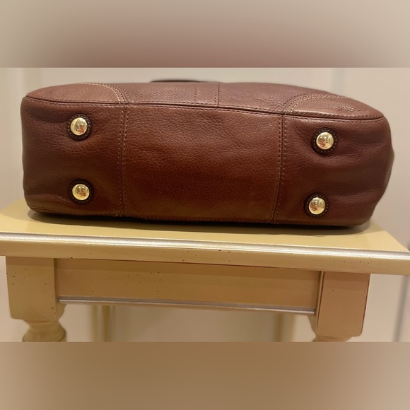 COACH Hampton Leather Carryall (Brown) - Picture 8 of 13